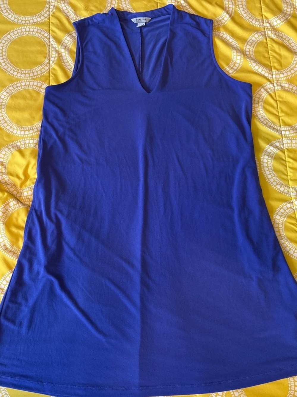 Kenneth Cole Sleeveless V-Neck Top - Blue